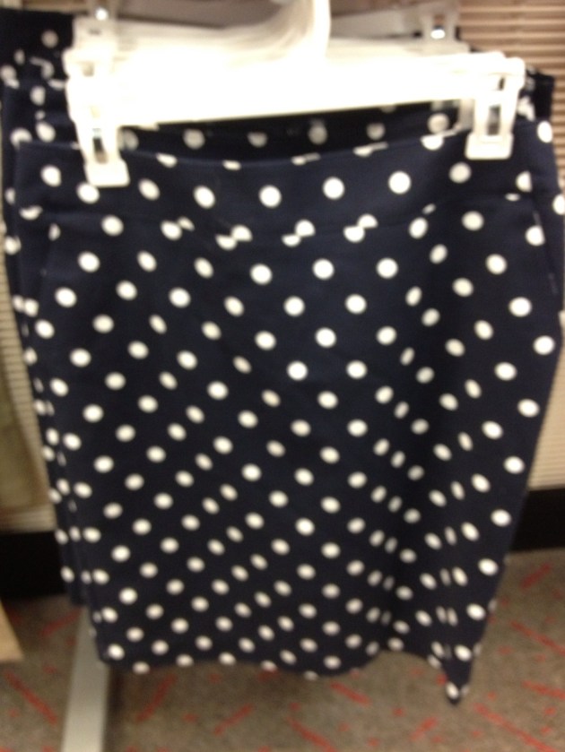 PolkaDotPencilSkirt