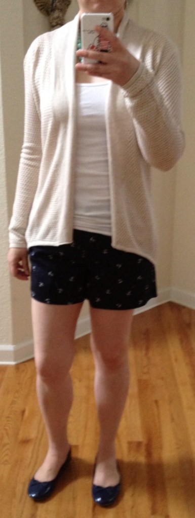 TJ Maxx shorts cardigan